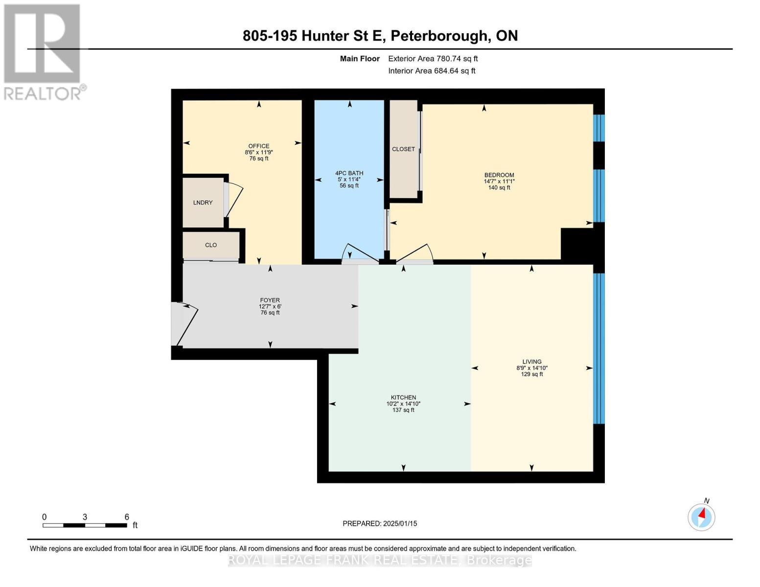 805 - 195 Hunter Street E, Peterborough East (Central), Ontario  K9H 1G9 - Photo 40 - X12071598