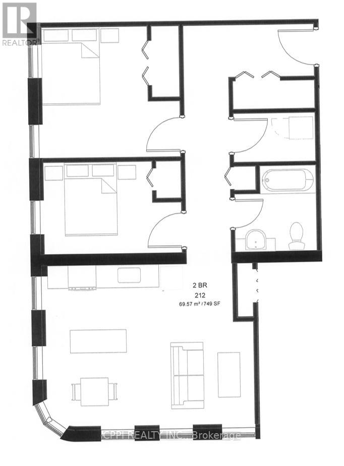 212 - 140 Simcoe Street, Peterborough Central (North), Ontario  K9H 2H5 - Photo 15 - X12356236