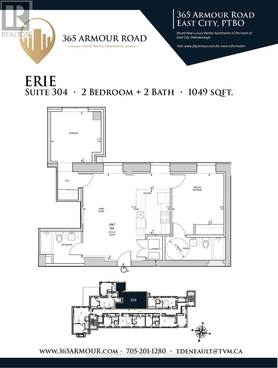 304 - 365 Armour Road, Peterborough (Ashburnham Ward 4), Ontario  K9H 0K4 - Photo 12 - X12863138