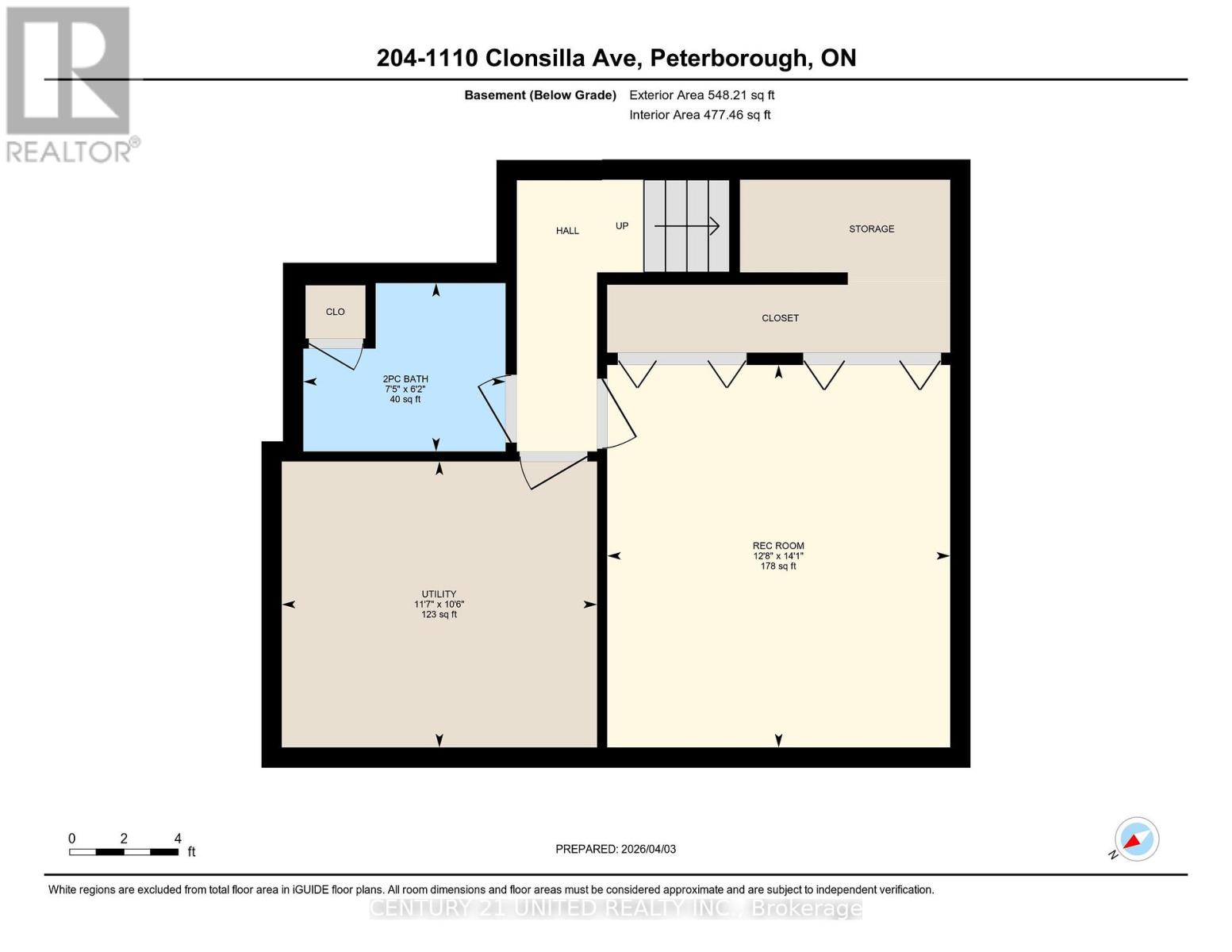 204 - 1110 Clonsilla Avenue, Peterborough (Otonabee Ward 1), Ontario  K9J 5Y5 - Photo 34 - X13052326