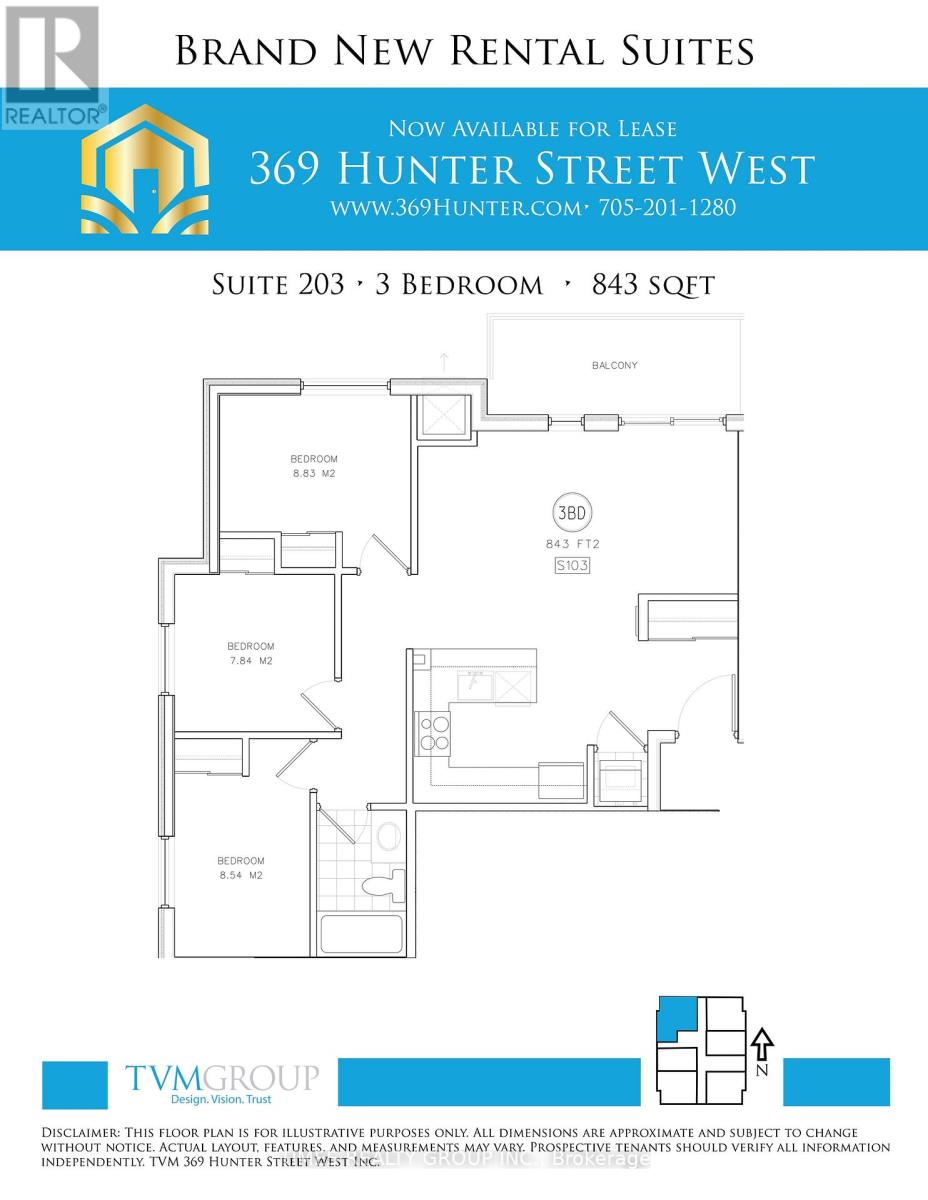 203 - 369 Hunter Street W, Peterborough (Town Ward 3), Ontario  K9H 2M5 - Photo 12 - X13452412