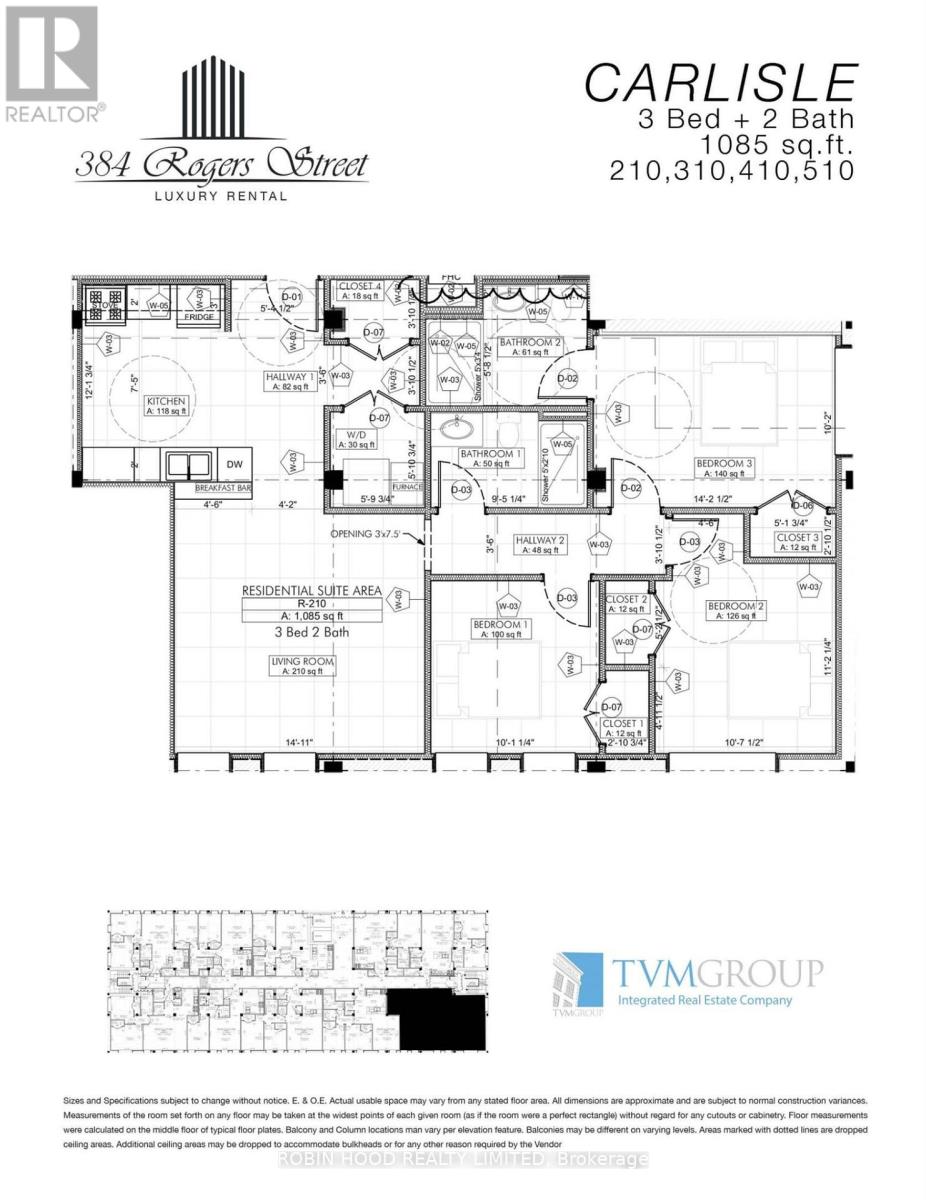 210 - 384 Rogers Street, Peterborough (Ashburnham Ward 4), Ontario  K9H 7B6 - Photo 2 - X14121242